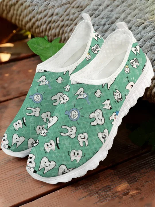 Sepatu Sneakers Jaring Motif G - Women Shoes Tennis ulasan dan harga