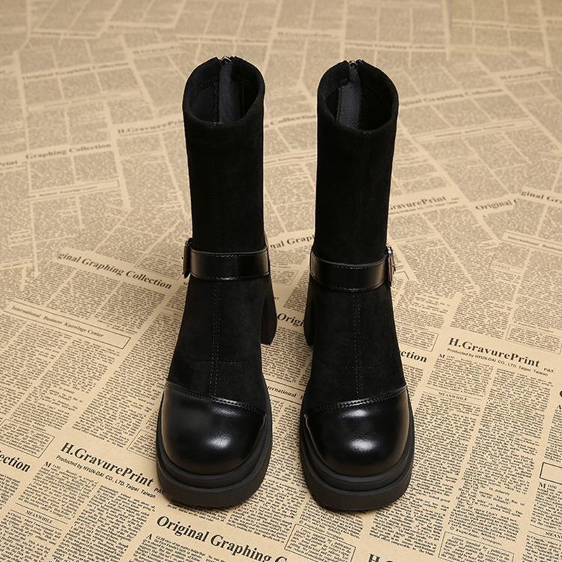 Sepatu Bot Ankle Platform Wani - Sock Boot Women ulasan dan harga