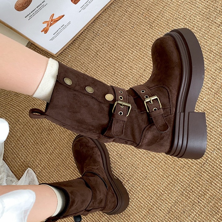 Sepatu bot pendek model retro  - Sock Boot Women ulasan dan harga