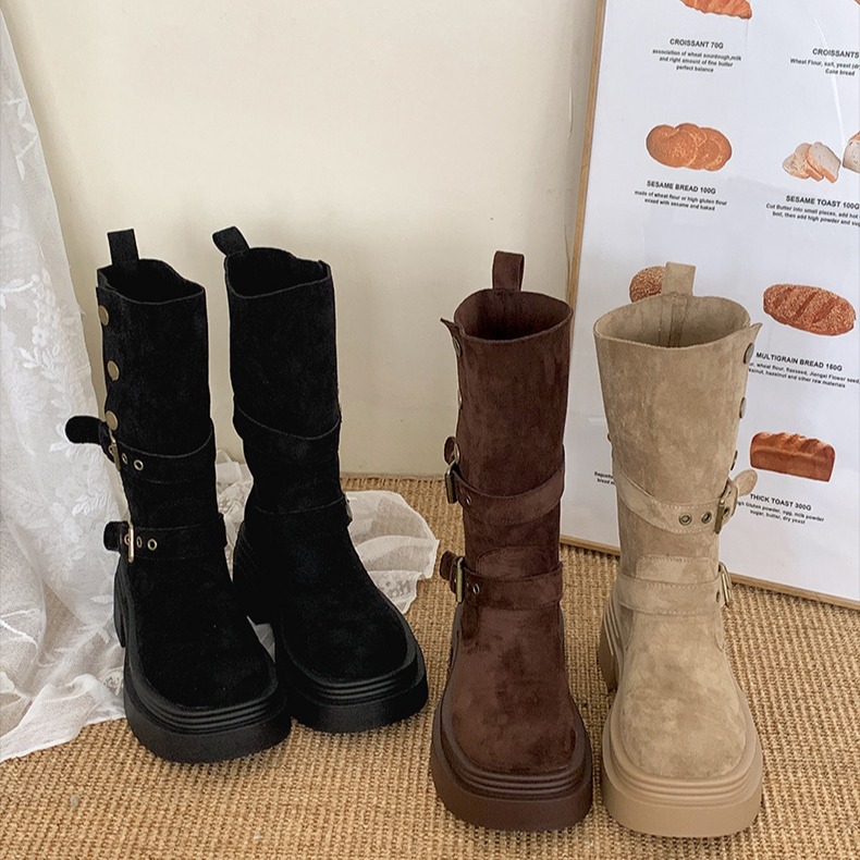 Sepatu bot pendek model retro  - Sock Boot Women ulasan dan harga
