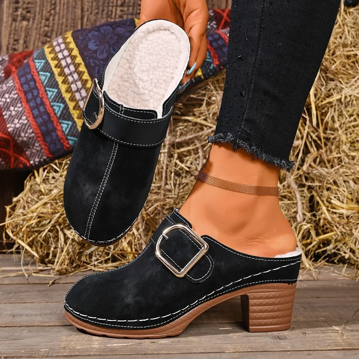 Sandal Selop Wanita, Model Hak - Women'S Shoes Clogs ulasan dan harga