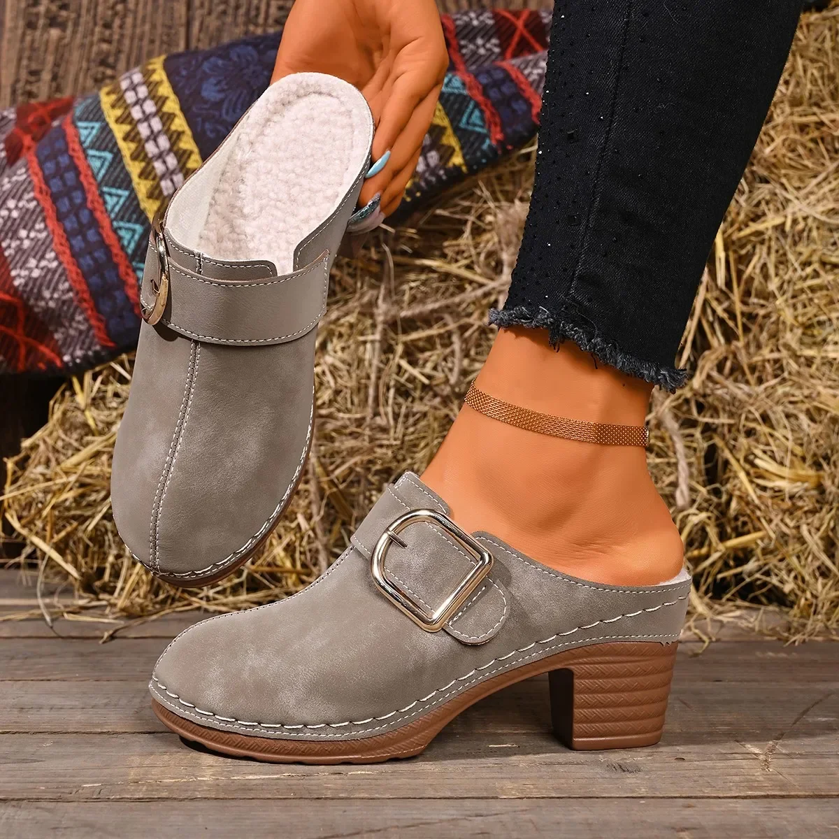 Sandal Selop Wanita, Model Hak - Women'S Shoes Clogs ulasan dan harga